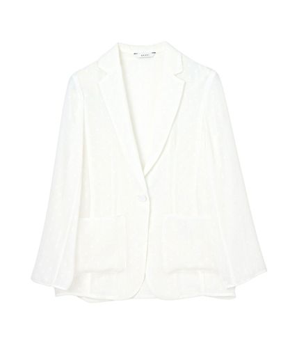 セットアップ対応商品】レース刺繍ストリング ジャケット|ANAYI