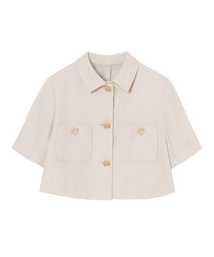 セットアップ対応商品】ウールプリペラノーカラー ジャケット|ANAYI