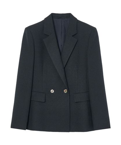 セットアップ対応商品】ウールサテンダブル ジャケット|ANAYI OFFICIAL