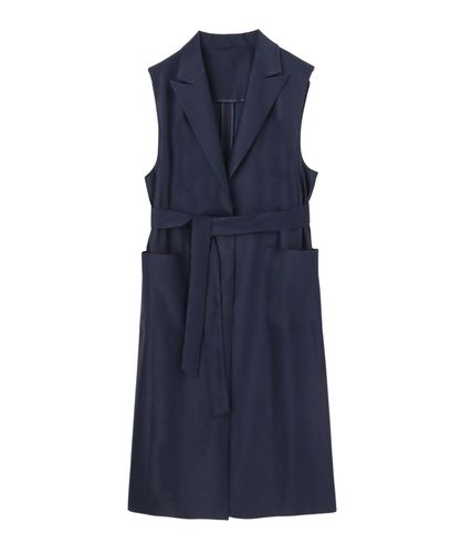 セットアップ対応商品】シャンブレーペプラムジレ|ANAYI OFFICIAL