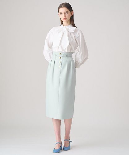 【美品】ANAYI リーフレースタイトスカート 34 ANAYI（アナイ）の「リーフレースタイトスカート（スカート