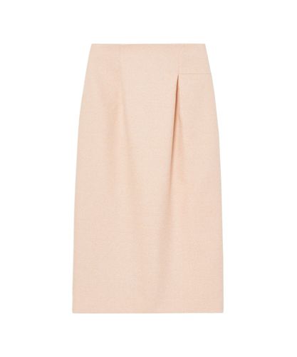 セットアップ対応商品】ウールプリペラストレート スカート|ANAYI