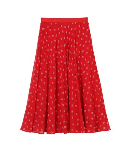 美品　アナイ　レタードプリントプリーツ　スカート ANAYI（アナイ）の「キープリントプリーツ スカート（スカート）」 - WEAR