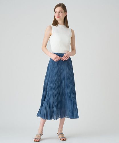 ANAYIアナイ コットンシルローンスカート 38 シルクコットンローンプリーツスカート|ANAYI OFFICIAL ONLINE