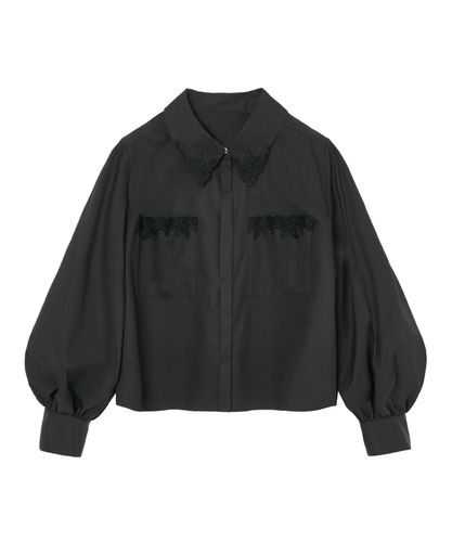 カットワークレースコットンシャツ|ANAYI OFFICIAL ONLINE STORE