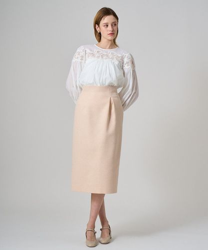 ぴぴ様さ専用広瀬アリスさん着用☆ANAYI ラミーコットンレース ラミーコットンレースギャザー ブラウス|ANAYI OFFICIAL ONLINE