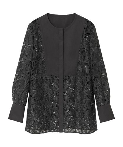 レース刺繍クロップドシャツ|ANAYI OFFICIAL ONLINE STORE｜アナイ