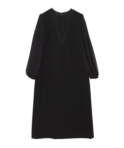 ANAYI ウールジャージーヘムフレア ワンピース 38 ANAYI（アナイ）の「ウールジャージーヘムフレア ワンピース