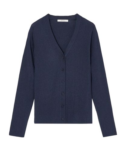 セットアップ対応商品】スーパージロン襟付き カーディガン|ANAYI