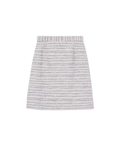 セットアップ対応商品】ミックスヤーンツイードミニ スカート|ANAYI