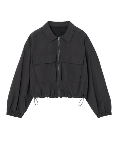 セットアップ対応商品】ツイーディージャガードポケットブルゾン|ANAYI