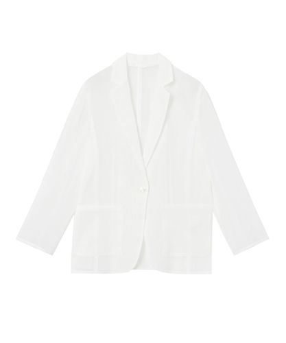 セットアップ対応商品】リネンストレッチダブル ジャケット|ANAYI