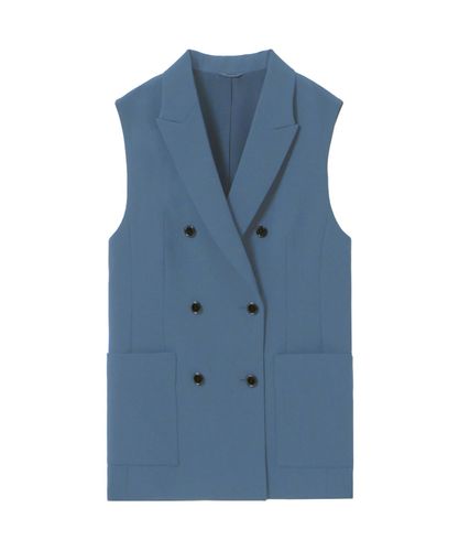 セットアップ対応商品】シャンブレーペプラムジレ|ANAYI OFFICIAL