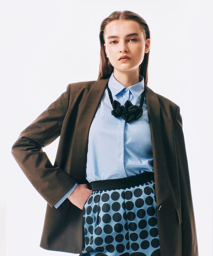 極美品 アナイ ANAYI 上質上品 絹毛混セットアップ  サイズM ハードジョーゼット ジャケット|ANAYI OFFICIAL ONLINE STORE