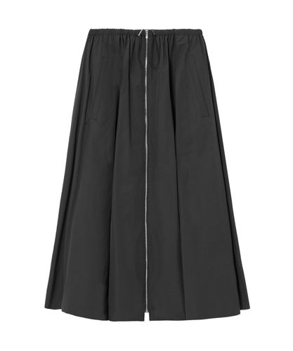 ドットジャガードヨークギャザーフレアスカート|ANAYI OFFICIAL ONLINE