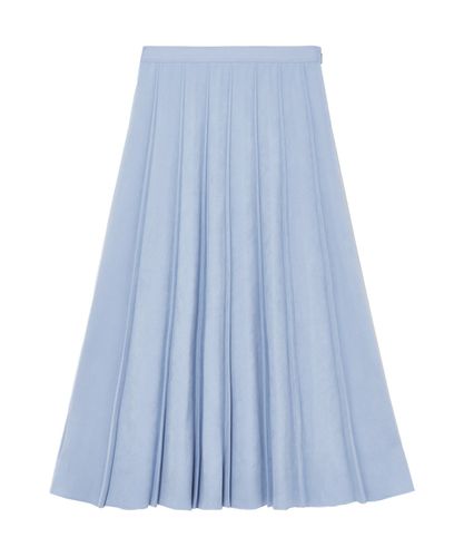 セットアップ対応商品】ストレッチナイロンタックフレア スカート