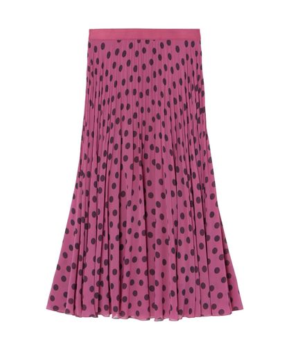 サテンドットプリントタック スカート|ANAYI OFFICIAL ONLINE STORE