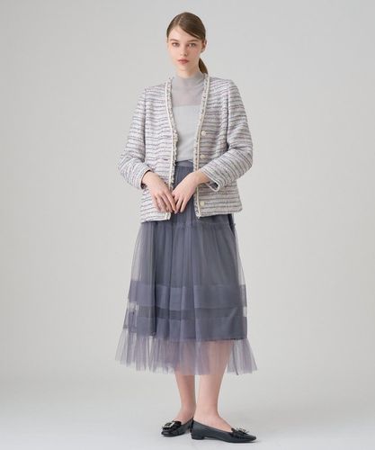 【美品】ANAYIチュールティアードギャザースカート チュールティアードギャザー スカート|ANAYI OFFICIAL ONLINE
