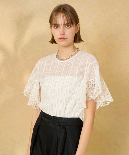 ANAYI アナイ　2021AW シースルードライフリルブラウス ANAYI アナイ 2021AW シースルードライフリルブラウス - メルカリ
