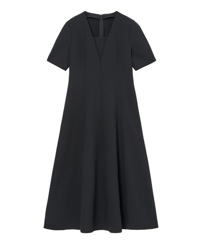 ストレッチジャガードフレア ワンピース|ANAYI OFFICIAL ONLINE STORE