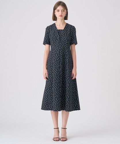 アナナ　ワンピース 50％OFF anana アナナ エコスウェード深Vワンピース a35-053