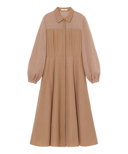 ボタニカルプリントフレアスリーブ ワンピース|ANAYI OFFICIAL ONLINE