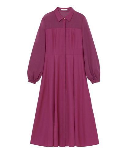 チェックフラワープリントタイ付き ワンピース|ANAYI OFFICIAL ONLINE