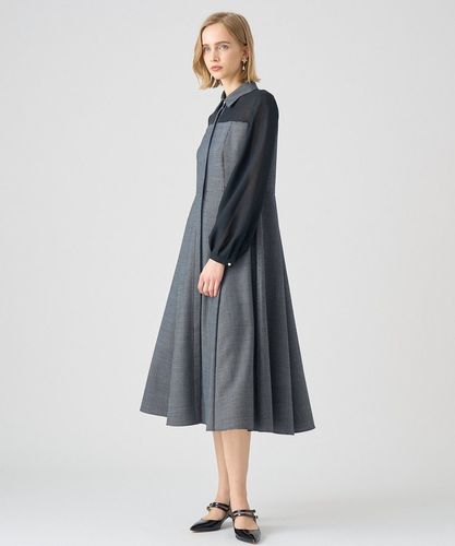シアーコンビフレア ワンピース|ANAYI OFFICIAL ONLINE STORE