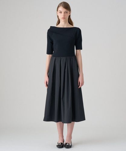 【人気完売品】ANAYI アナイ　タフタコンビドッキングワンピース　ロング タフタドッキング ワンピース|ANAYI OFFICIAL ONLINE STORE