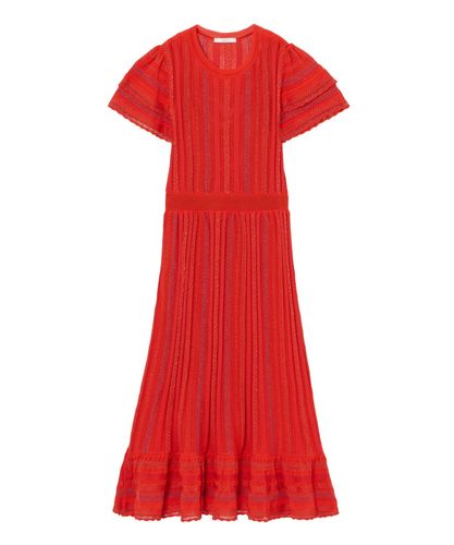 チェックフラワープリントタイ付き ワンピース|ANAYI OFFICIAL ONLINE