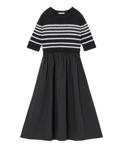 ストレッチジャガードフレア ワンピース|ANAYI OFFICIAL ONLINE STORE