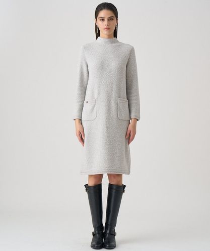 ANAYI ウールリボンワンピース グレー 36 ANAYI（アナイ）の