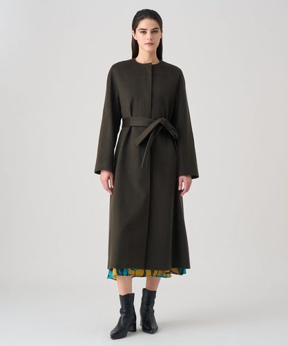 カシミヤベルト付きクルーコート|ANAYI OFFICIAL ONLINE STORE｜アナイ