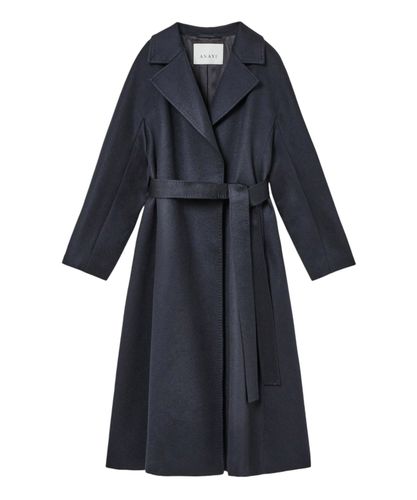 アナイ ブライトツイル モッズコート ライナー付 2WAYネイビー 34 現行