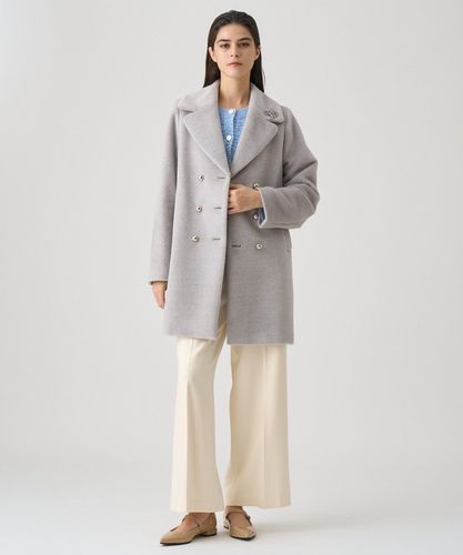 パプリカさま　コート グランジコットンポプリンステンカラーショートコート｜BIGI