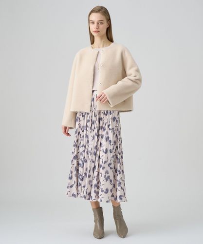 ウールフェイクムートンクルーコート|ANAYI OFFICIAL ONLINE STORE