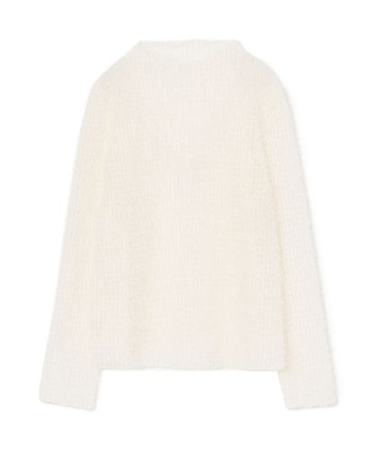 【美品】ANAYI フェザーチュールモックネック プルオーバー フェザーチュールモックネック プルオーバー|ANAYI OFFICIAL ONLINE