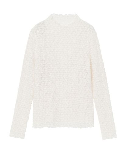 【美品】ANAYI フェザーチュールモックネック プルオーバー フェザーチュールモックネック プルオーバー|ANAYI OFFICIAL ONLINE