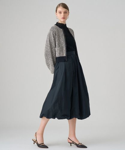 新品未使用タグ付き　アナイ　ストレッチレースモックネック プルオーバー ストレッチレースモックネック プルオーバー|ANAYI OFFICIAL