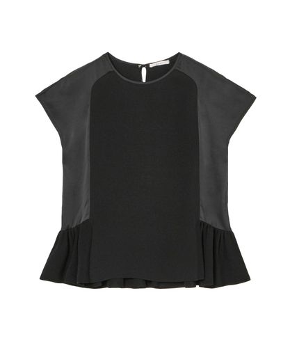 Saori Oyamada × SLOANE × ANAYI】ドライポンチラッフルケープ プル