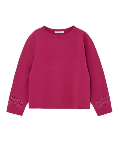 セットアップ対応商品】スーパーファインメリノクルー カーディガン