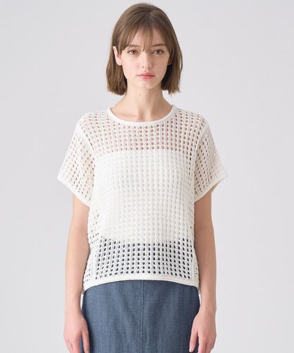 和紙ビッグメッシュショートプルオーバー|ANAYI OFFICIAL ONLINE
