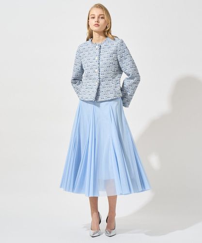 アナイ　ミックスツイードぺプラムジャケット　ツイードジャケット　2025 Eternal Line 2025】ミックスツイードペプラム ジャケット