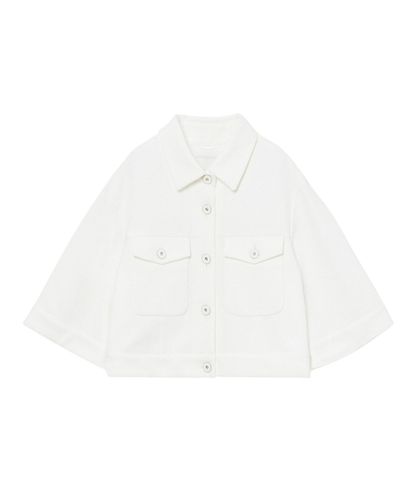 サッカーストレッチクロップドブルゾン|ANAYI OFFICIAL ONLINE STORE