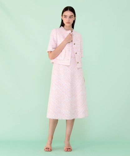 ANAYI アナイ⭐︎ピンク　ツイードジャケット⭐︎36 オケージョン　入学式入園式 楽天市場】【SALE／50%OFF】ネオンツイードノーカラー