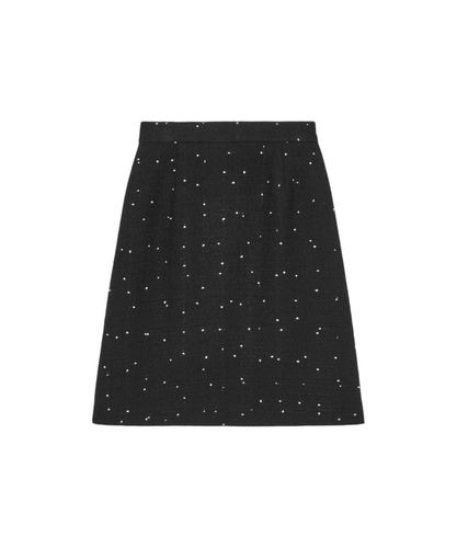 アナイ☆ビッグドットジャガードフレア　スカート ドットジャガードヨークギャザーフレアスカート|ANAYI OFFICIAL ONLINE