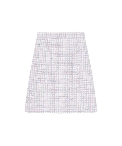 セットアップ対応商品】ミックスヤーンツイードミニ スカート|ANAYI