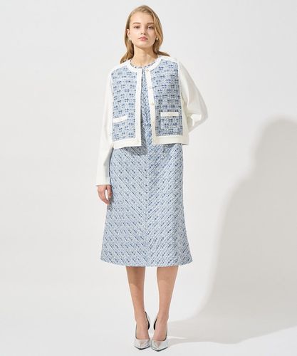 Eternal Line 2025】ミックスツイードフレア ワンピース|ANAYI