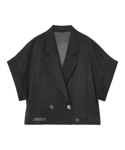 セットアップ対応商品】ウールジョーゼットクルージャケット|ANAYI