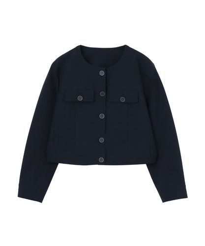 セットアップ対応商品】ハードカラミステンカラーブルゾン|ANAYI